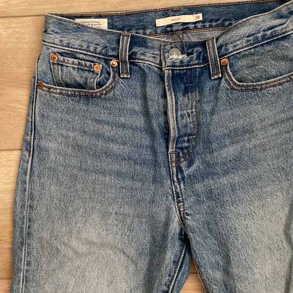 Levi wedgie jeans in Shut Up wash - Picture 3 of 7